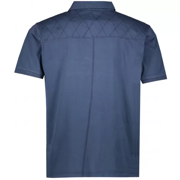  Tricou pentru bărbați ALPINE PRO BORK MTSL297 ALBASTRU ÎNCHIS 