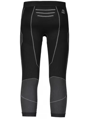 Pantaloni termo 3/4 bărbați ALPINE PRO PINEIOS 3 MUNM036 NEGRU