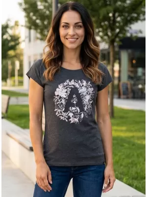 Tricou de damă ALPINE PRO GOYA 2 LTSM296 GRI ÎNCHIS