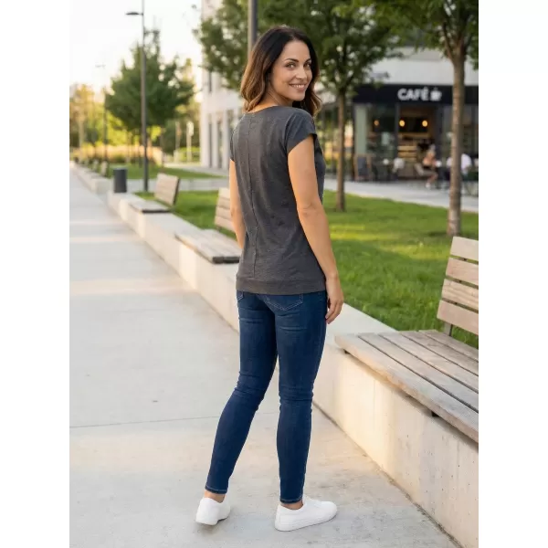  Tricou de damă ALPINE PRO GOYA 2 LTSM296 GRI ÎNCHIS 