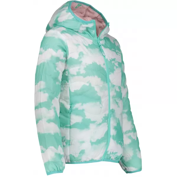  Geaca reversibila pentru copii ALPINE PRO ICERO KJCM131 VERDE 