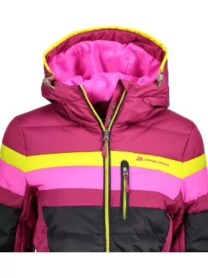 Jachetă de puf de damă ALPINE PRO NEITHA LJCM289 VIOLET