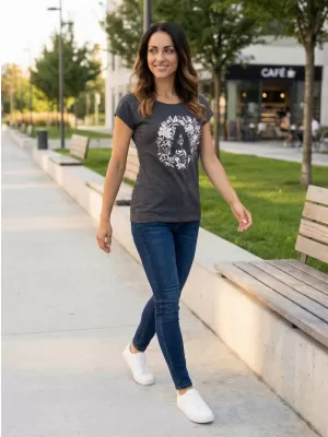 Tricou de damă ALPINE PRO GOYA 2 LTSM296 GRI ÎNCHIS