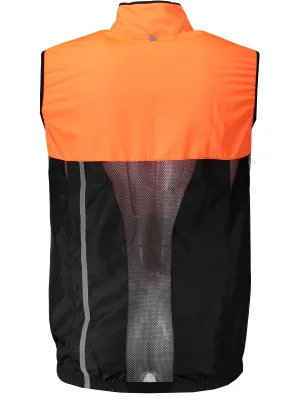 Vestă sport pentru bărbați SENSOR NEON 18100039 NEGRU/PORTOCALIU REFLECTORIZANT