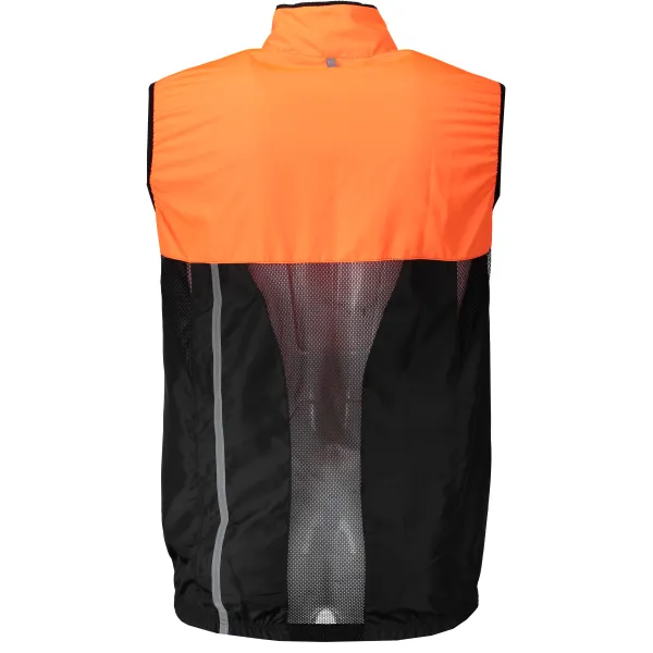  Vestă sport pentru bărbați SENSOR NEON 18100039 NEGRU/PORTOCALIU REFLECTORIZANT 