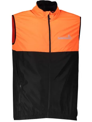 Vestă sport pentru bărbați SENSOR NEON 18100039 NEGRU/PORTOCALIU REFLECTORIZANT