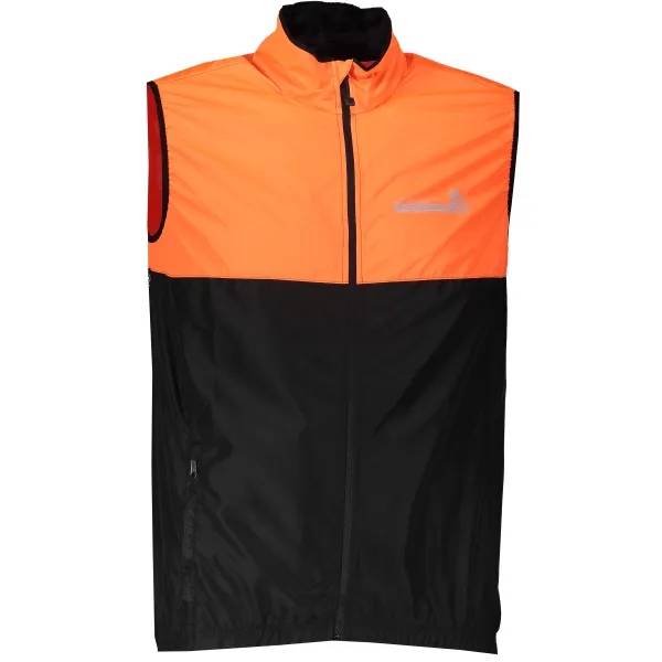  Vestă sport pentru bărbați SENSOR NEON 18100039 NEGRU/PORTOCALIU REFLECTORIZANT 