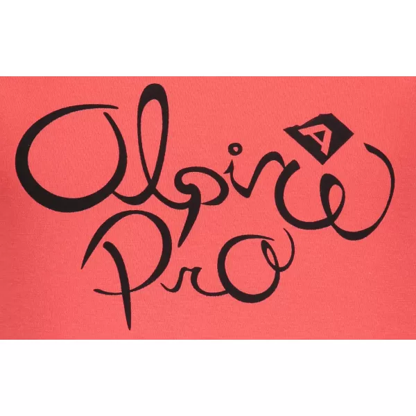  Cămașa fetei ALPINE PRO SHAGO KTSM171 ROŞU 