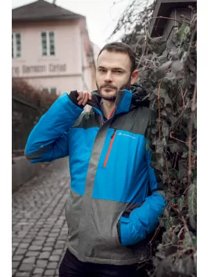 Geacă de schi pentru bărbați ALPINE PRO SARDAR 2 MJCM308 ALBASTRU