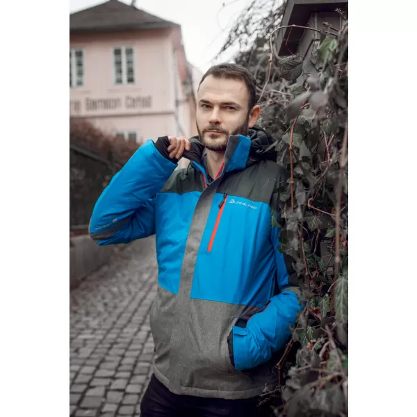  Geacă de schi pentru bărbați ALPINE PRO SARDAR 2 MJCM308 ALBASTRU 