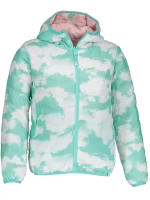 Geaca reversibila pentru copii ALPINE PRO ICERO KJCM131 VERDE