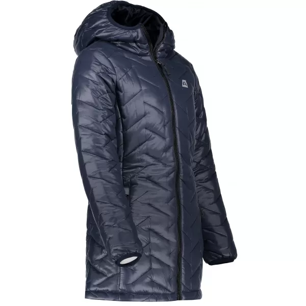  Palton de iarnă pentru copii ALPINE PRO ISSO KCTM013 ALBASTRU ÎNCHIS 
