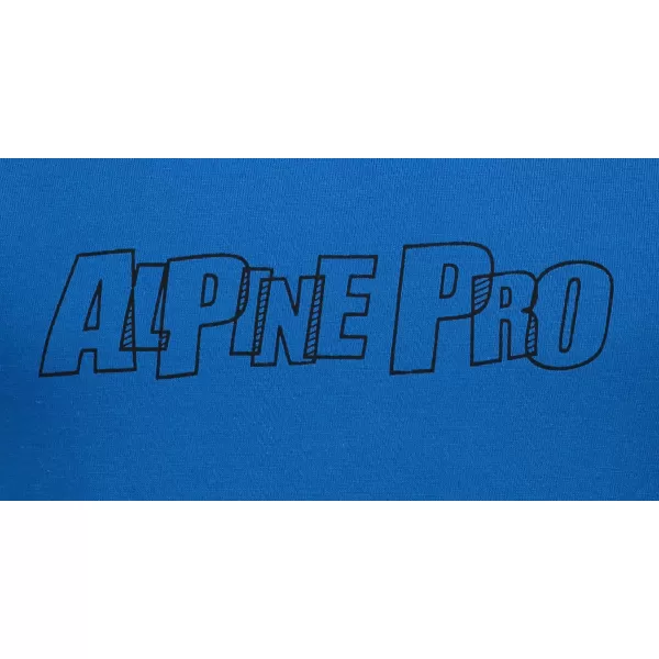 T -thirt ALPINE PRO VONO KTSM170 ALBASTRU 
