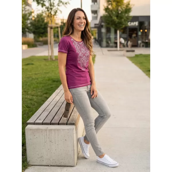  Cămaşă ALPINE PRO AMADORA LTSM442 VIOLET 