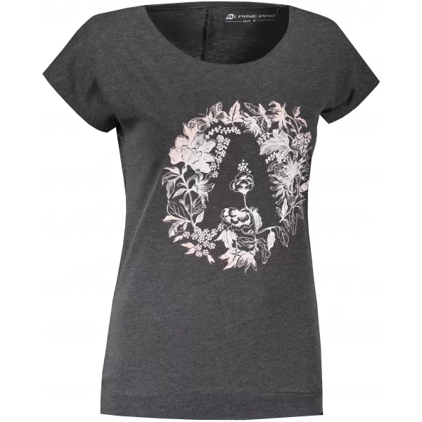  Tricou de damă ALPINE PRO GOYA 2 LTSM296 GRI ÎNCHIS 