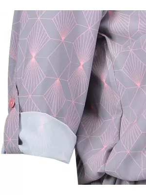 Rochie pentru femei cu volane NUMOCO A182-2 GRI