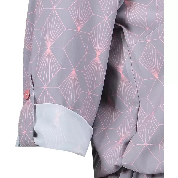  Rochie pentru femei cu volane NUMOCO A182-2 GRI 