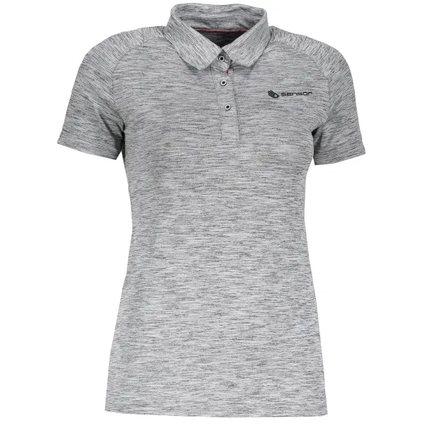  Tricou termic de damă cu guler SENSOR MOTION 18100037 GRI 