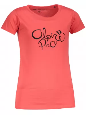 Cămașa fetei ALPINE PRO SHAGO KTSM171 ROŞU