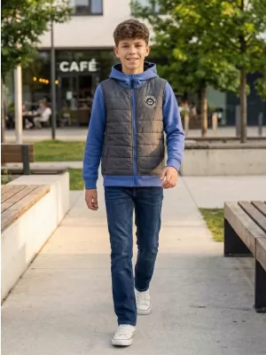 Hanorac pentru copii ALPINE PRO BALTHO KSWM092 ALBASTRU