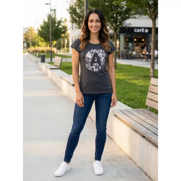  Tricou de damă ALPINE PRO GOYA 2 LTSM296 GRI ÎNCHIS 