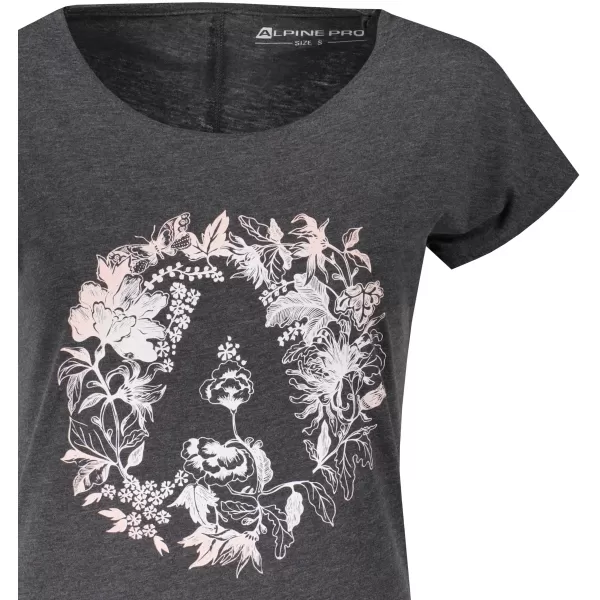  Tricou de damă ALPINE PRO GOYA 2 LTSM296 GRI ÎNCHIS 
