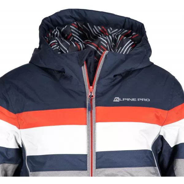  Geaca de schi pentru copii ALPINE PRO WIREMO 2 KJCM121 ALBASTRU ÎNCHIS 