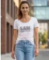 Cămaşă SAM 73 JAMINA 2 LTSL360 ALB