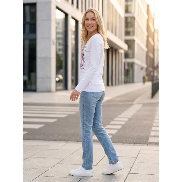  Tricou pentru femei cu mâneci lungi SAM 73 WT 765 ALB 