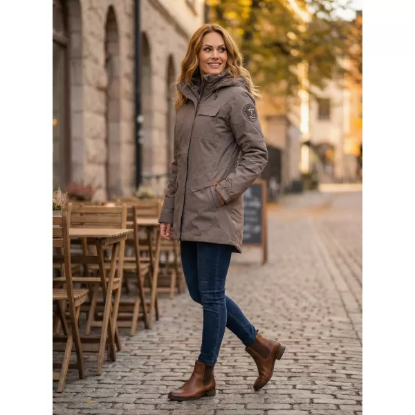  Palton de damă TORSTAI JESSICA 41215217090 KAKI ÎNCHIS 