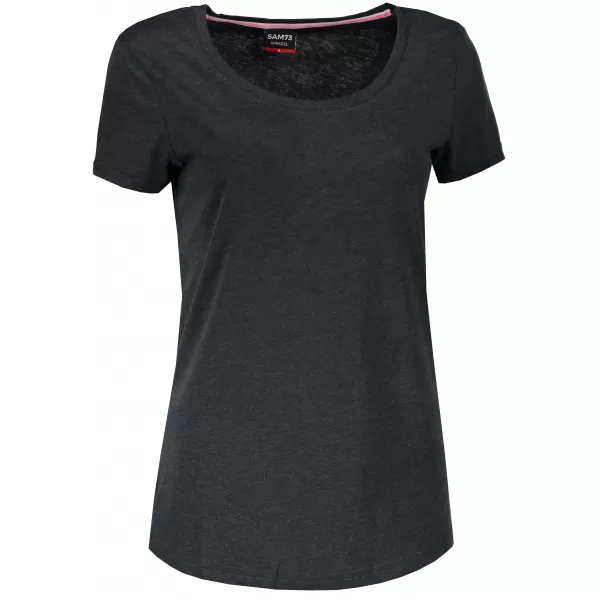  Tricou pentru femei cu mâneci scurte SAM 73 WT 761 NEGRU 