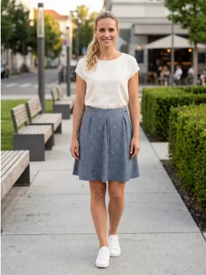 Fusta doamnelor SAM 73 LORA LSKL123 DENIM