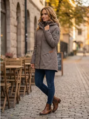 Palton de damă TORSTAI JESSICA 41215217090 KAKI ÎNCHIS