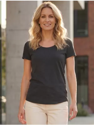 Tricou pentru femei cu mâneci scurte SAM 73 WT 761 NEGRU