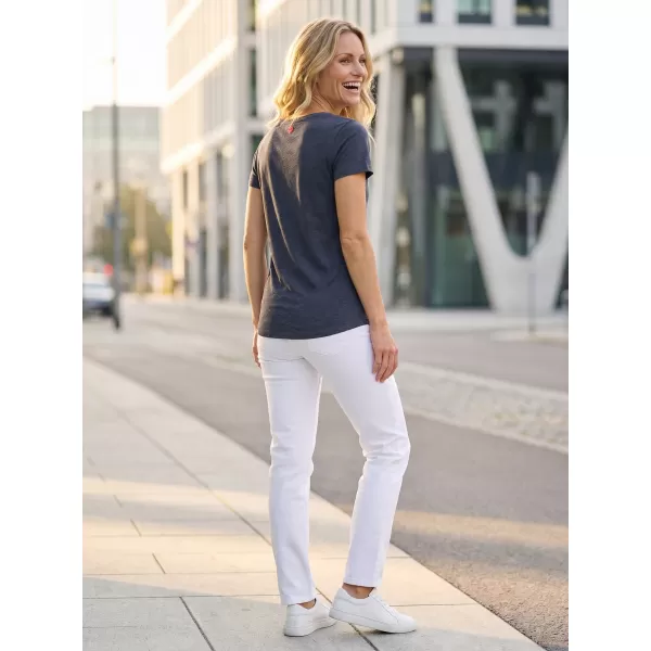  Tricou pentru femei cu mâneci scurte SAM 73 WT 761 ALBASTRU ÎNCHIS 