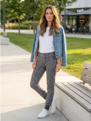 Pantaloni de trening pentru femei TORSTAI FIE 41107254829 GRI