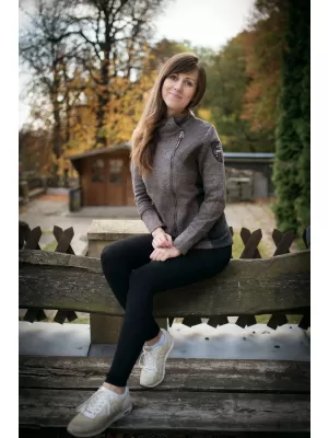 Hanorac de dama TORSTAI WICKAN 41532214090 KAKI ÎNCHIS