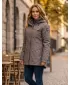 Palton de damă TORSTAI JESSICA 41215217090 KAKI ÎNCHIS