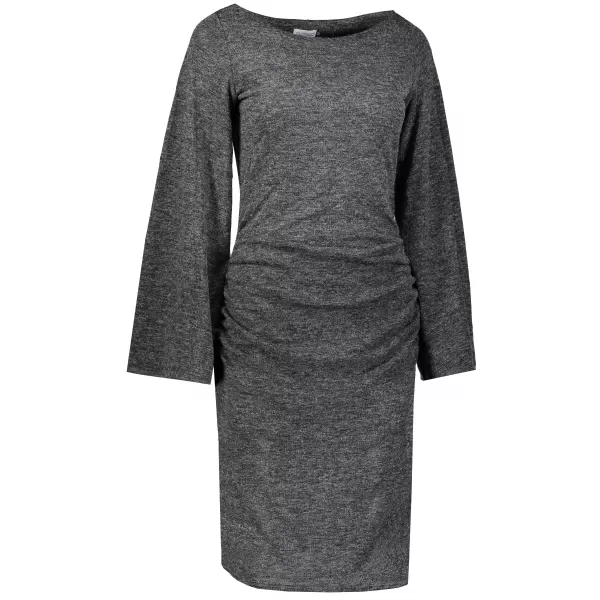 Rochie pentru femei Numoco A185-1 Black Melange NOMOCO1 