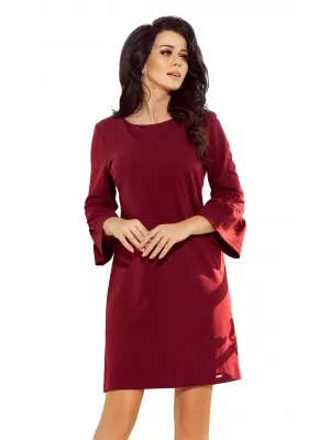 Rochie NUMOCO MARGARET A190-8 BURGUNDIA