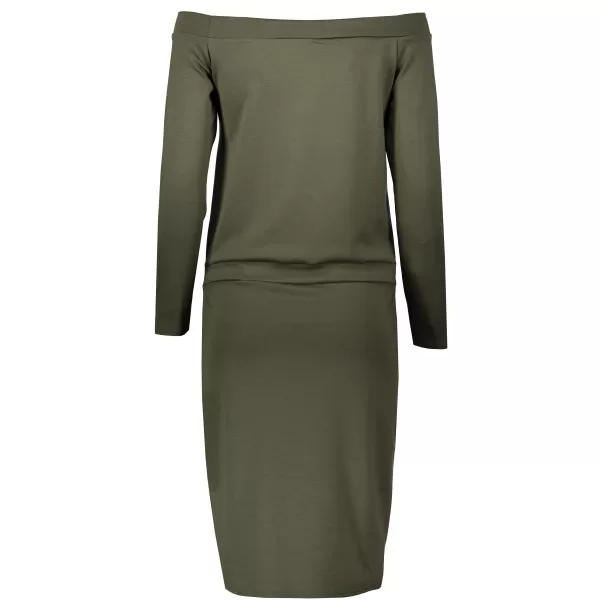  Rochie NUMOCO A225-1 KAKI 