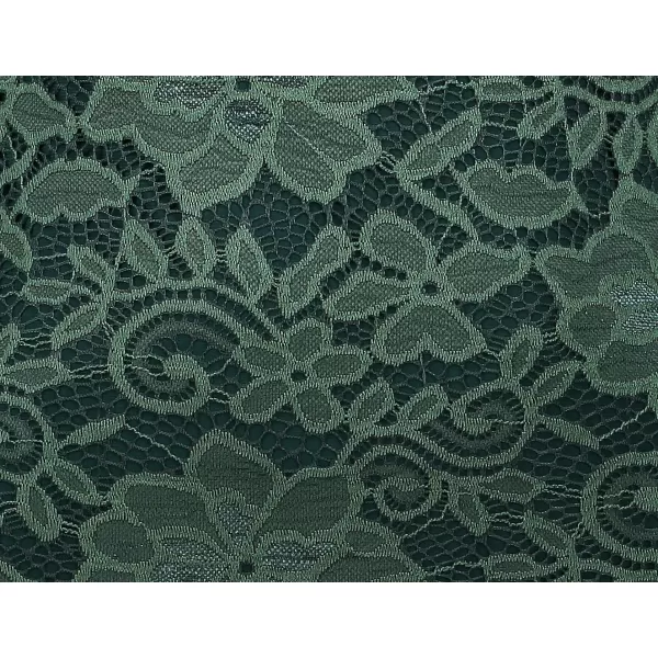  Rochia doamnei cu dantelă NUMOCO 180-3 VERDE ÎNCHIS 