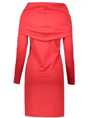 Rochie NUMOCO A131-9 ROŞU