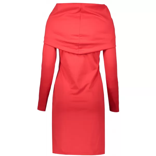  Rochie NUMOCO A131-9 ROŞU 