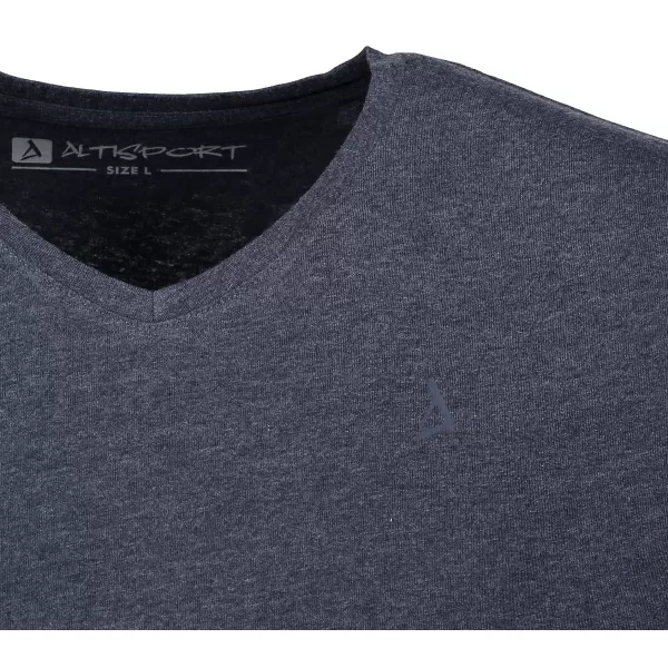  Tricou pentru bărbați cu mâneci scurte ALTISPORT ZORK MTSN423 ALBASTRU INCHIS 