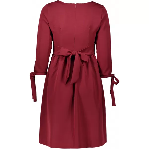  Rochie pentru femei NOMOCO ALICE A195-3 Burgundia NOMOCO1 