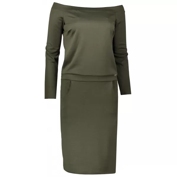  Rochie NUMOCO A225-1 KAKI 