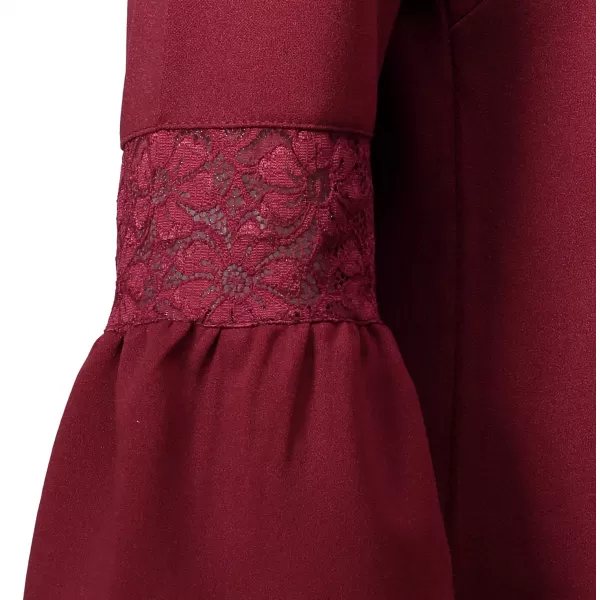  Rochie NUMOCO MARGARET A190-8 BURGUNDIA 