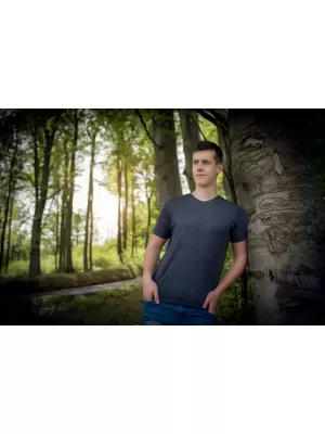 Tricou pentru bărbați cu mâneci scurte ALTISPORT ZORK MTSN423 ALBASTRU INCHIS