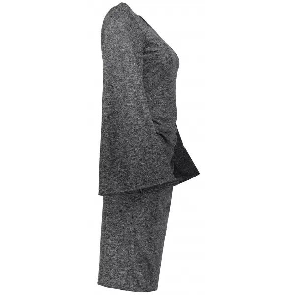  Rochie pentru femei Numoco A185-1 Black Melange NOMOCO1 